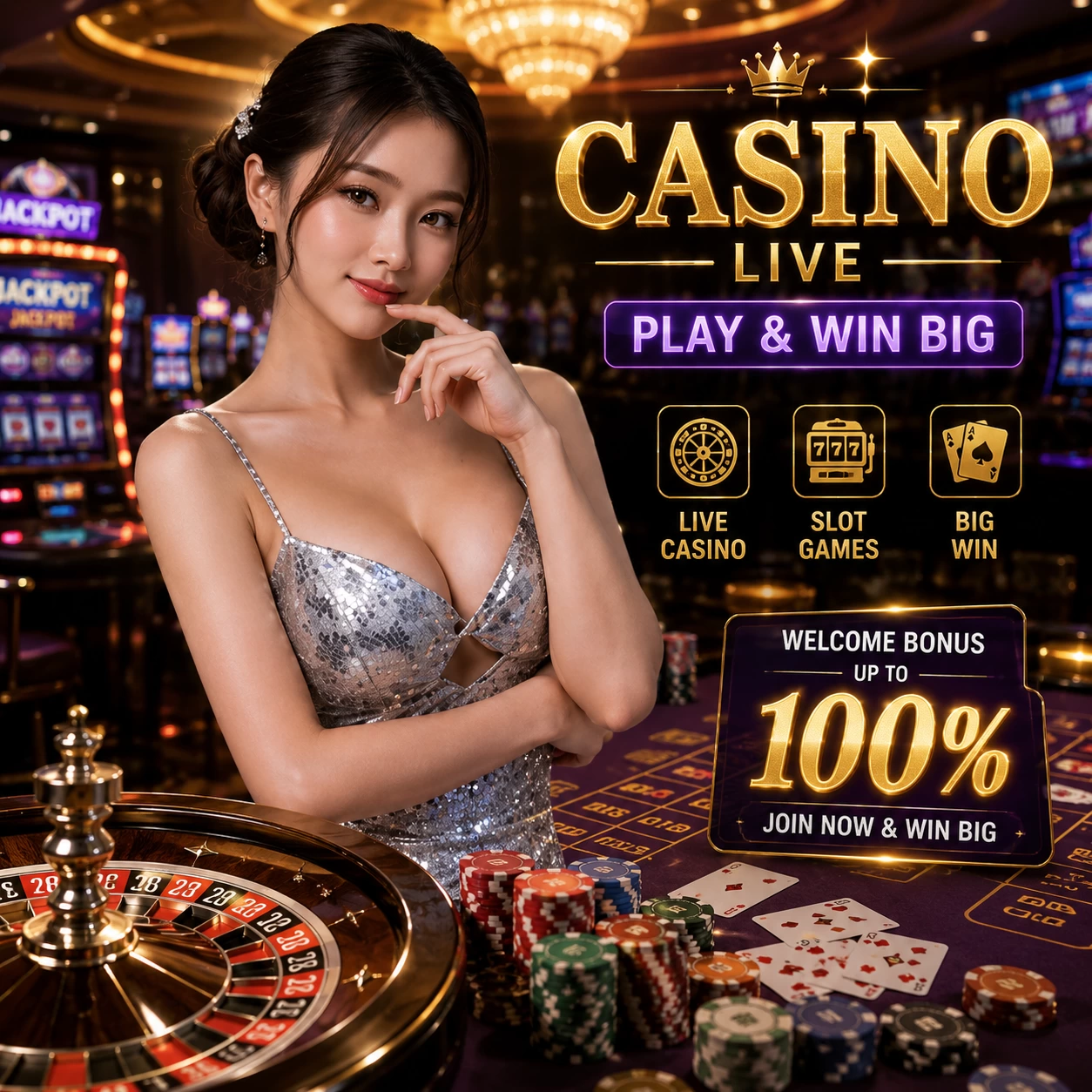 Aplicativo móvel casinovip para iOS e Android